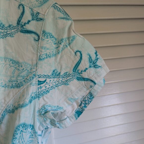 Blouse Colombia Large PFG Turquoise green - Picture 3 of 4